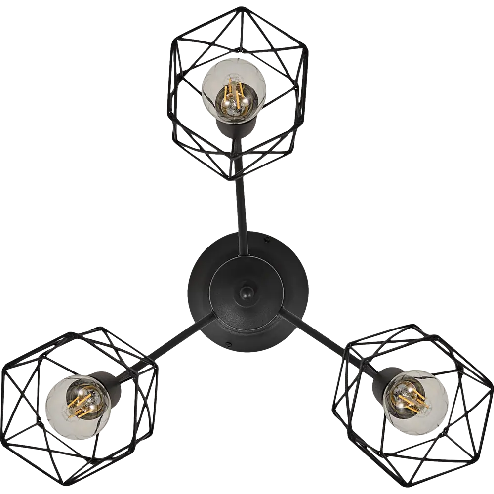 Люстра Vitaluce Актавия - элегантное черное освещение для гостиной 83139318 STLM-0039282 - Вид №3