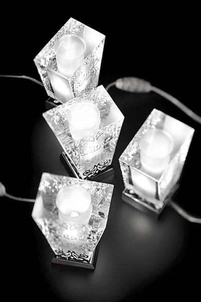 Настольная лампа D69B0100 от Fabbian FABBIAN ИНТЕРЬЕРНЫЕ 244450 Прозрачный;серебро  - Вид №1