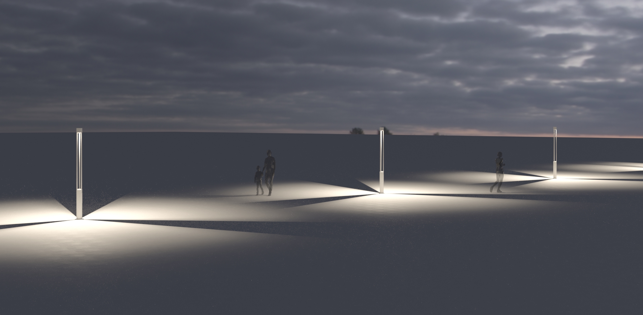 3333614 Уличное освещение  Platek TRIS  TRIS H. 2600 mm - 1 COB LED 3000K - Вид №11