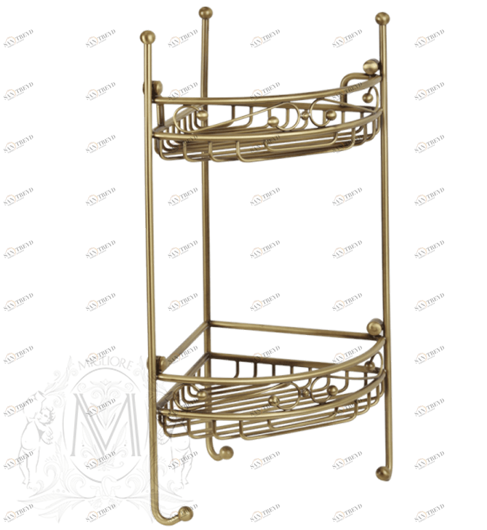 Решетка угловая ажурная двойная ML.COM-50.212 , золото Migliore ML.COM-50.212.DO