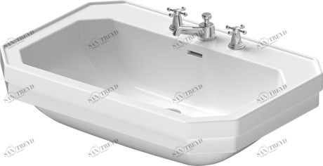 0438800000 Подвесная раковина настенная овальная Duravit 1930 Series