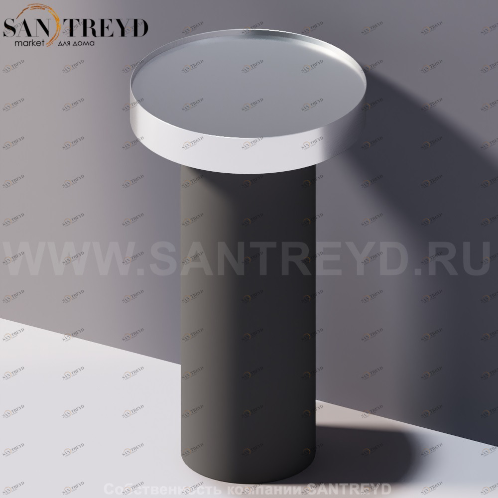 Agape GEMMA Контейнер или опора под небольшой столик серая ACOM251LG