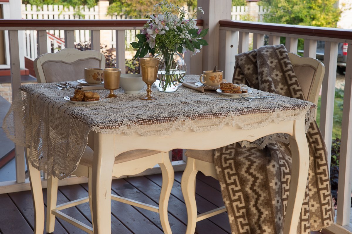 Обеденный стол белый квадратный 90 см Mobilier de Maison ДОМАШНЯЯ ОБСТАНОВКА MOBILIER DE MAISON 017241 Бежевый;белый Santreyd  - Вид №2