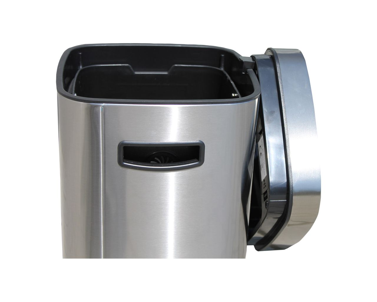KIM503 Автоматическая корзина SENSOR, бесконтактная, квадратная, 12 л, матовая сталь Merida  - Вид №3