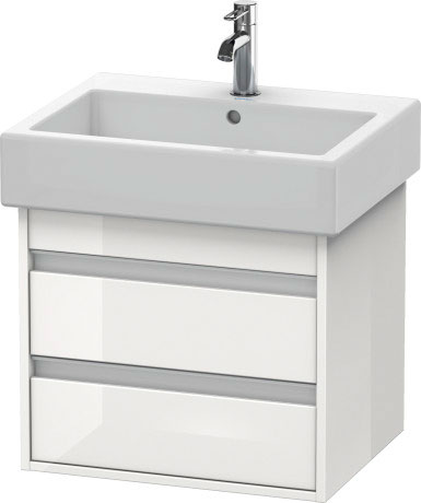 KT663605151 Ketho Тумбочка подвесная Сосна коричневая, декор Duravit - Вид №2