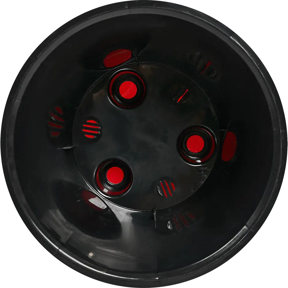 Горшок цветочный Ingreen Manhattan ø19 h17.3 см v3.3 л пластик красный STLM-2179962 - Вид №2