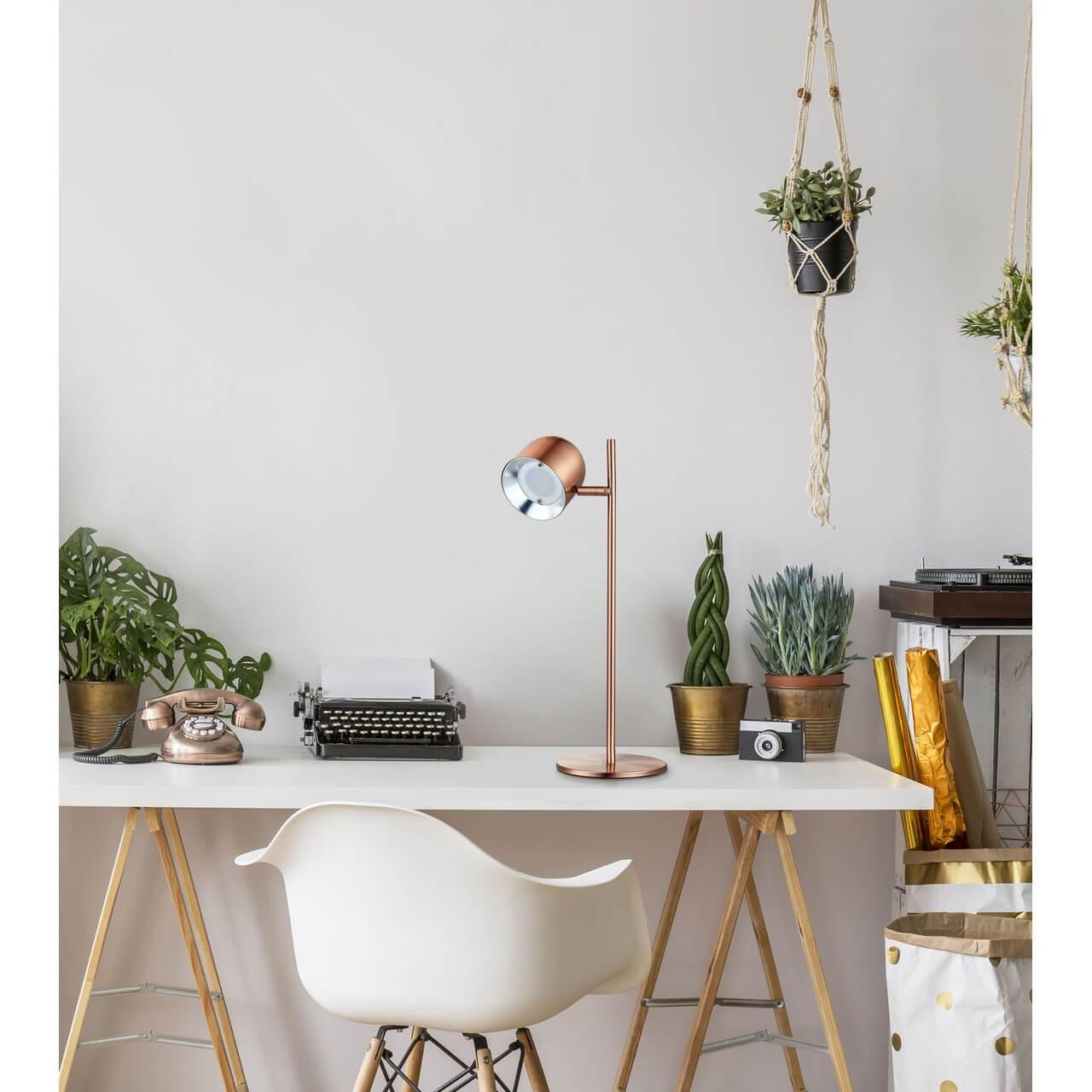 Настольная лампа De Markt Урбан 2 633030501 DE MARKT КЛАССИЧЕСКИЕ 195734 Медь  - Вид №1