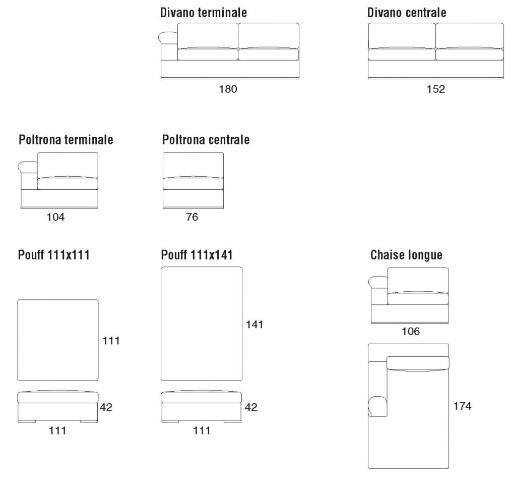 Бархатный диван с полуостровом Former In Italia Денди ARCH-00034944 - Вид №2