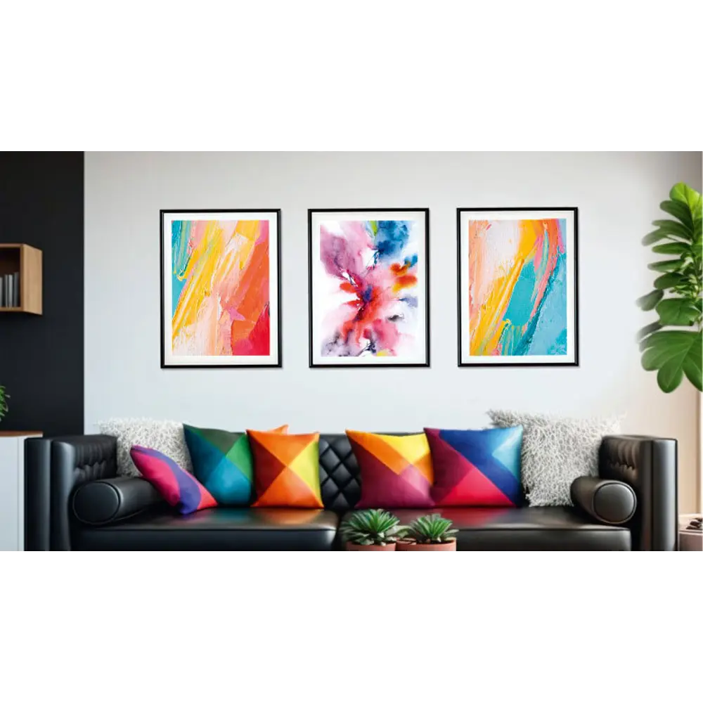 Набор постеров Абстракция цвета 21x29.7 см АРТ ДИЗАЙН STLM-2074041 - Вид №2