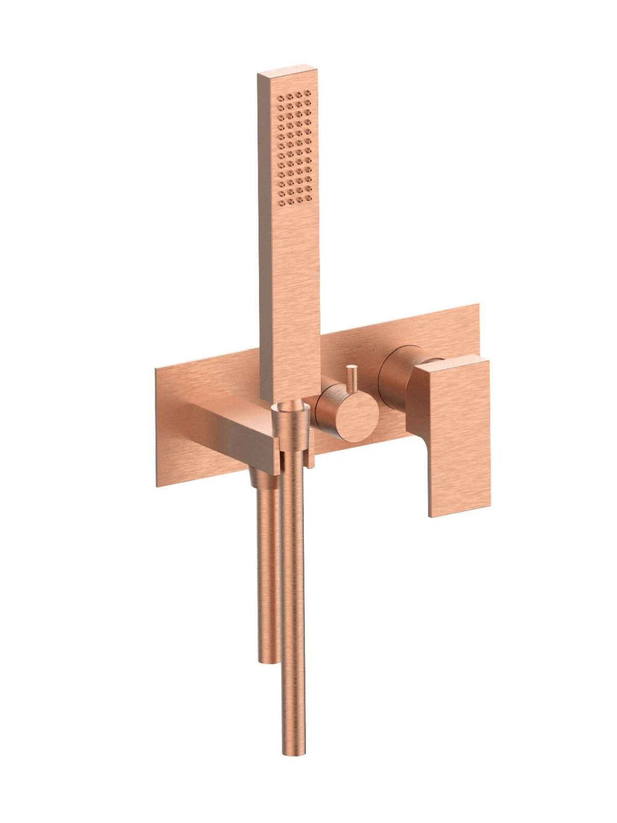 Однорычажный смеситель для душа с 3 отверстиями и ручным душем Rubinetterie Frattini отдельная эстетика ARCH-00076565 - Вид №3