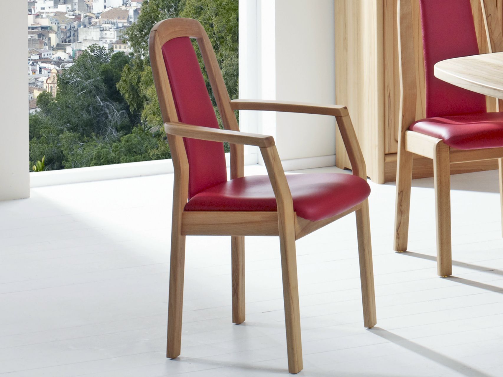 Деревянный стул с подлокотниками Dyrlund 1589AK ARCH-00108196 - Вид №2