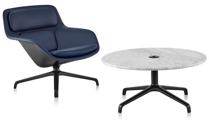 Herman Miller Вращающееся кресло из ткани с 4 спицами Striad sun-id-1418793 - Вид №10