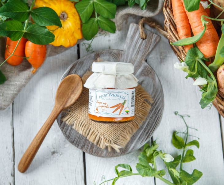 5176 Пюре из моркови с 4-х месяцев Вкусляндия 