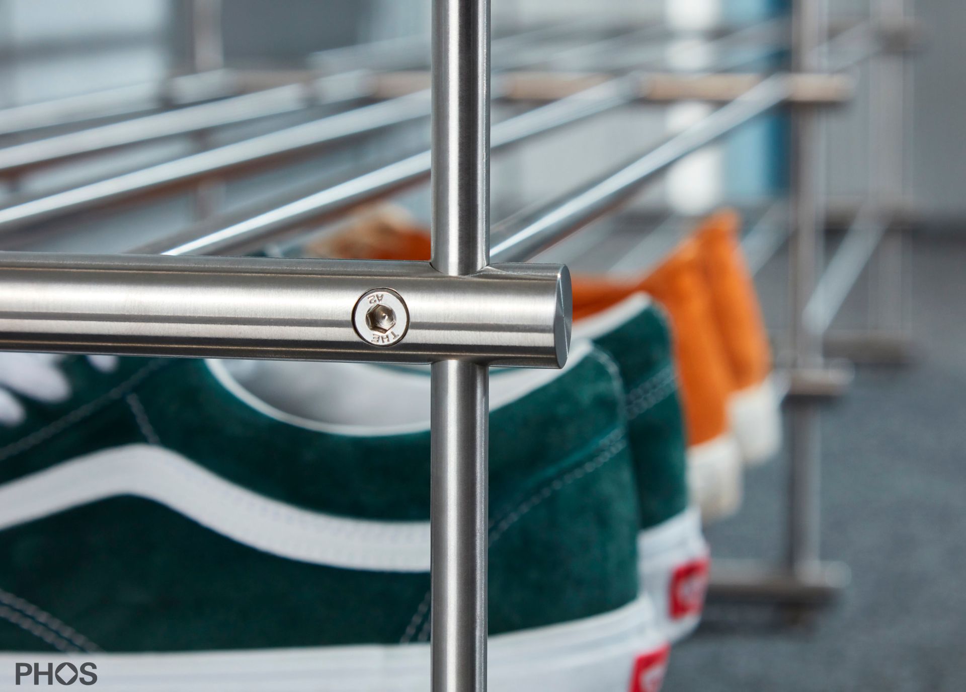 SBS1200-5-Eiche Сервант с дубовыми полками, 2 секции, 5 уровней, ширина 125 см PHOS  - Вид №2