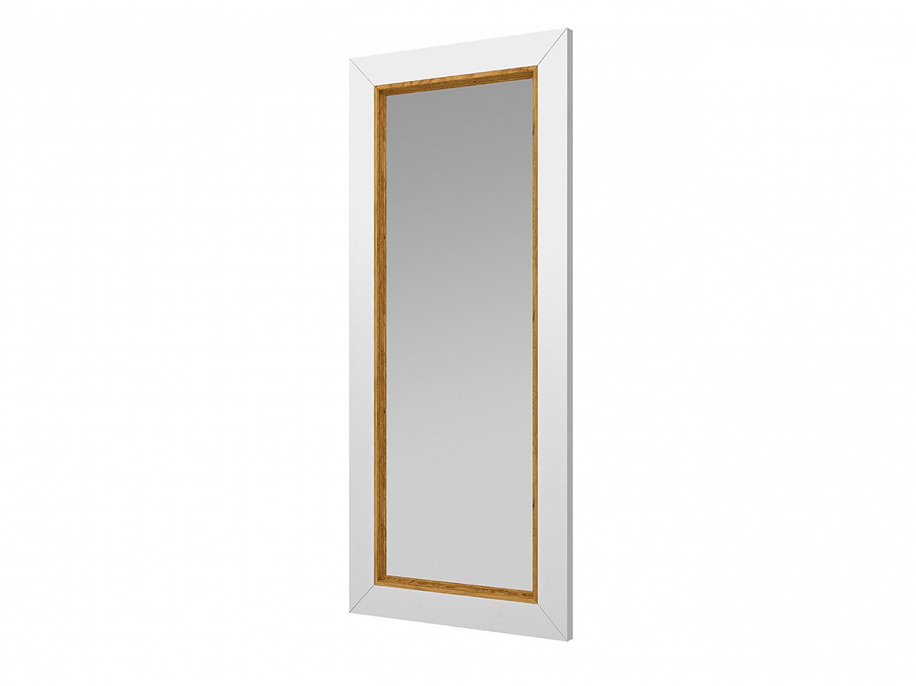 Зеркало белое прямоугольное большое 80х100 см N1 "Arnika" FURNITERA ДИЗАЙНЕРСКИЕ 120381 Белый  - Вид №1