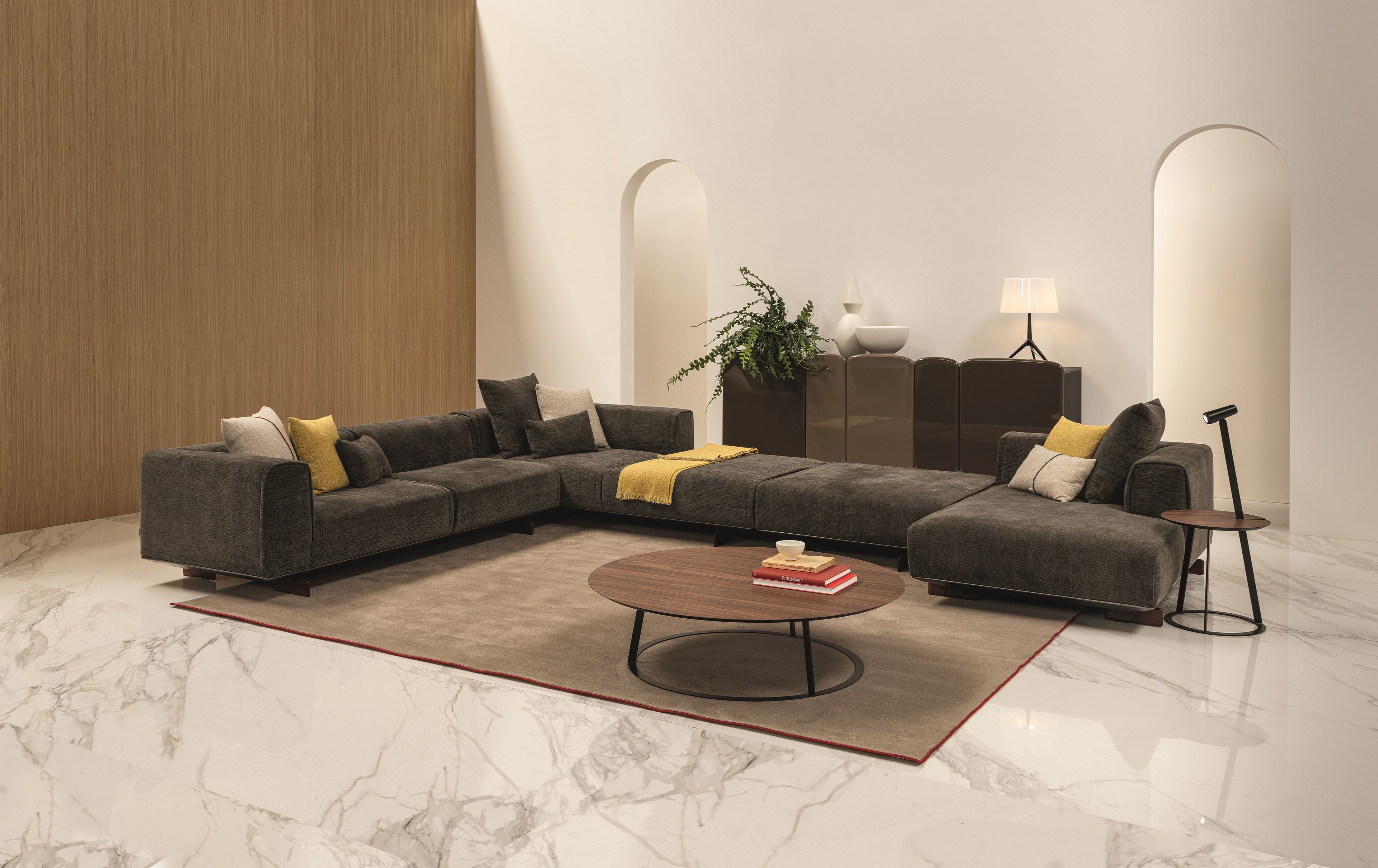 2-местный съемный диван из ткани или кожи Casamania & Horm Coleman ARCH-00084222 - Вид №9