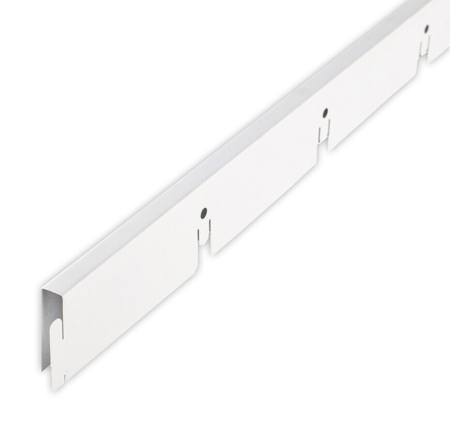 82151768 Рейка направляющая грильято 100x100x40 мм белый 0.6 м STLM-0020484 АЛБЕС 