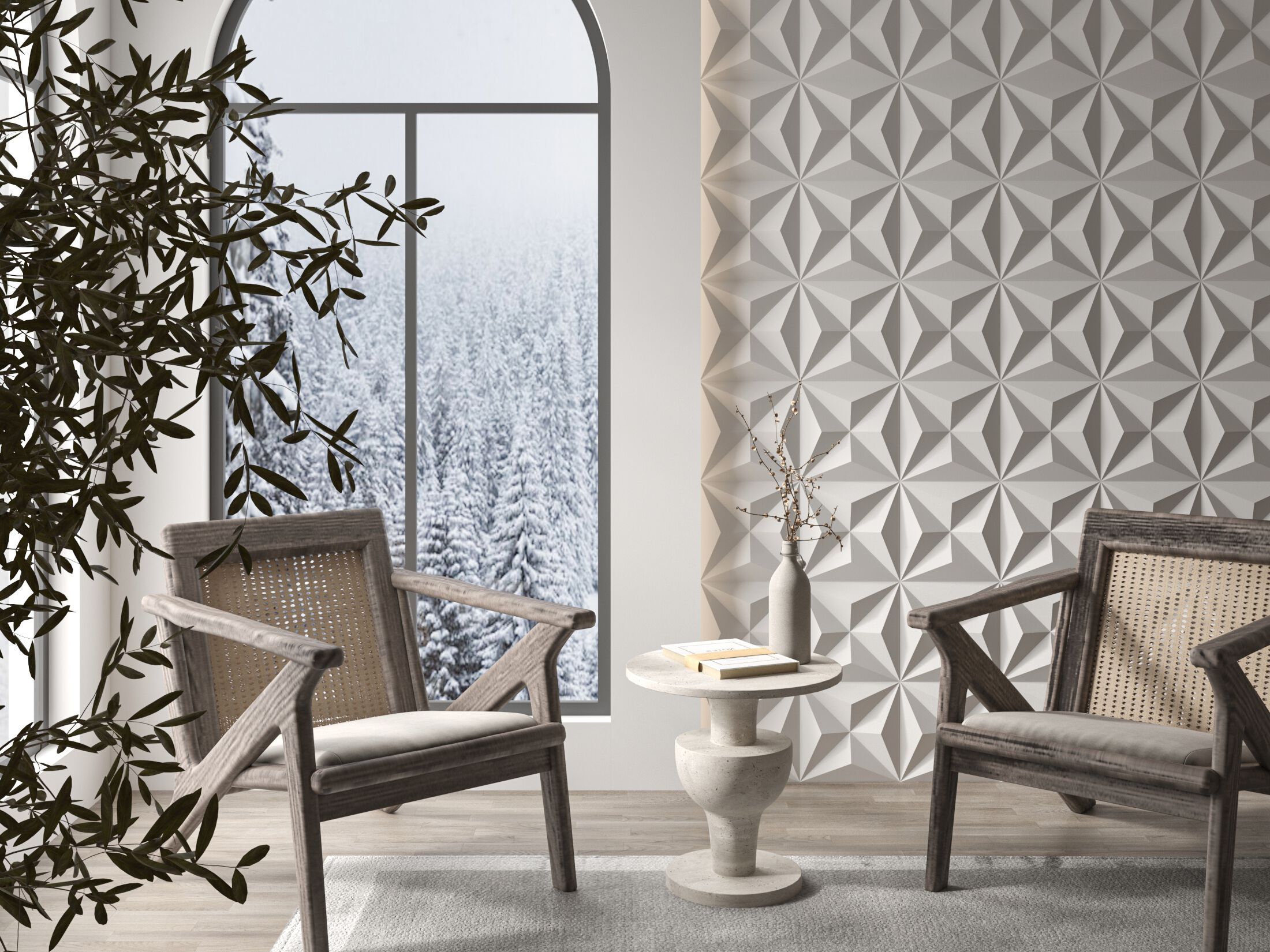 Трехмерное гипсовое покрытие WallDeco M-Modern ARCH-00047011