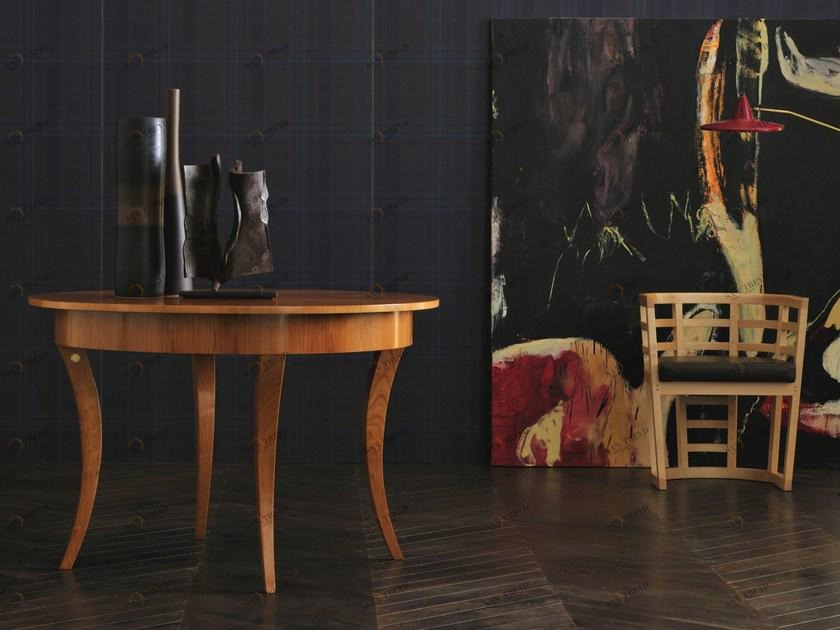 Morelato Раздвижной круглый стол в вишне Biedermeier Art. 5782