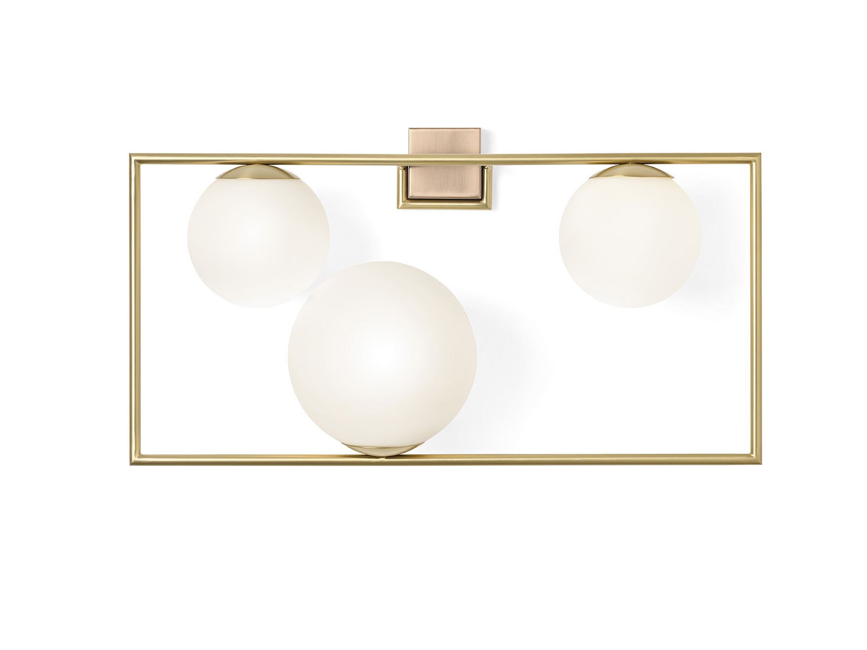 Стальной и стеклянный настенный светильник Miloox Buble ARCH-00093896