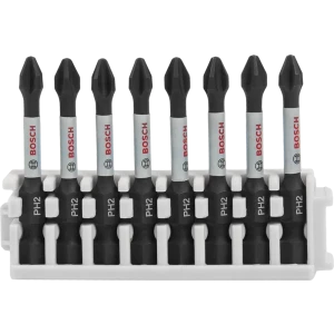 Бита ударная крестовая Bosch Impact Control 2608522330 PH2x50 мм, 8 шт. 80139566 STLM-2051575