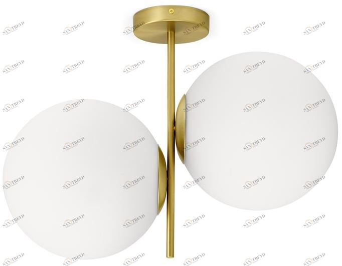 Miloox Потолочный светильник из опалового стекла и металла Jugen sun-id-1406364