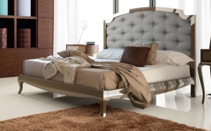 003928 Кровать Unique с основанием Eternity 194 x 146 см La Ebanisteria Nite-Nite 