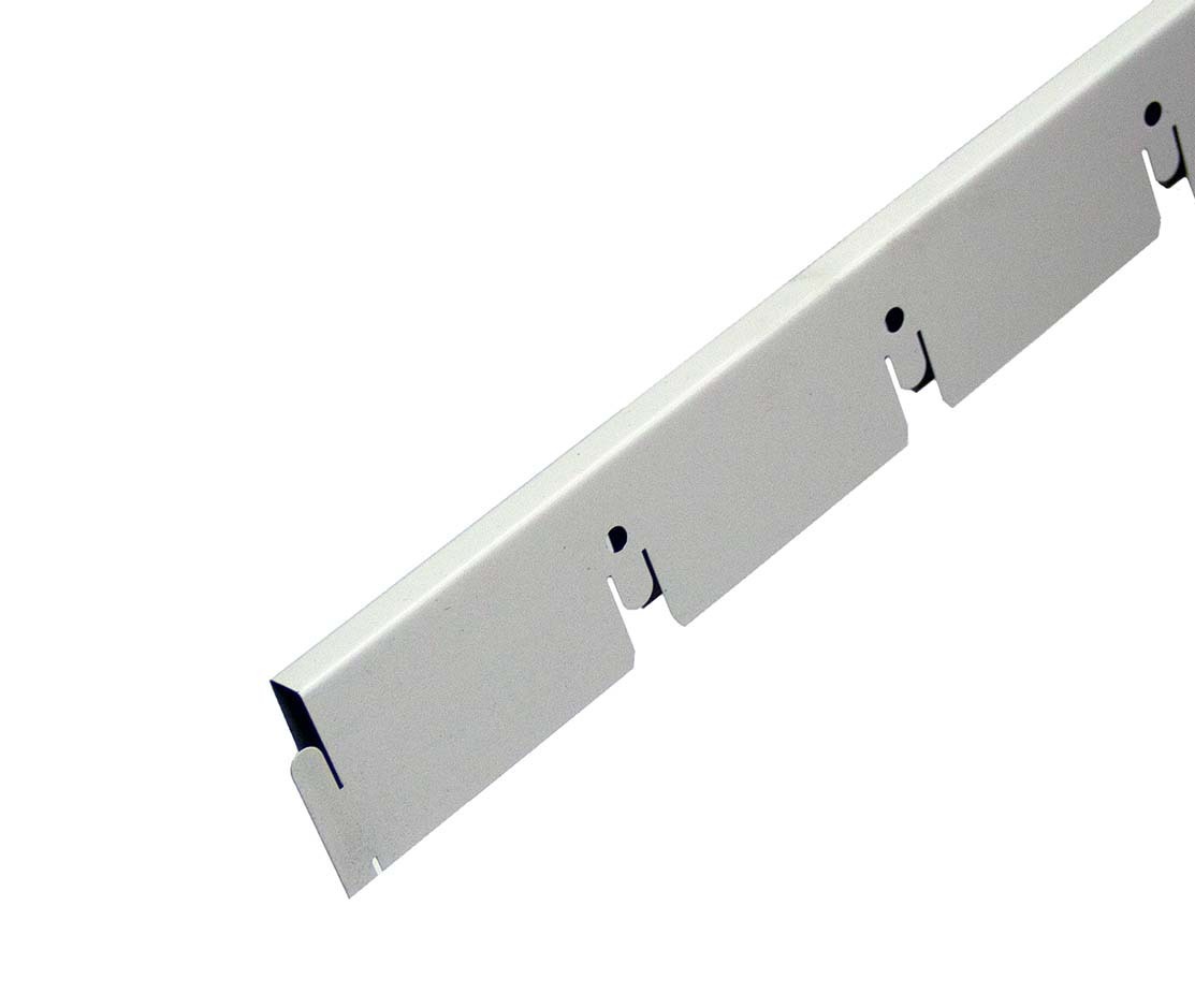 82151741 Рейка направляющая грильято 75x75x40 мм белый 0.6 м STLM-0020472 АЛБЕС 