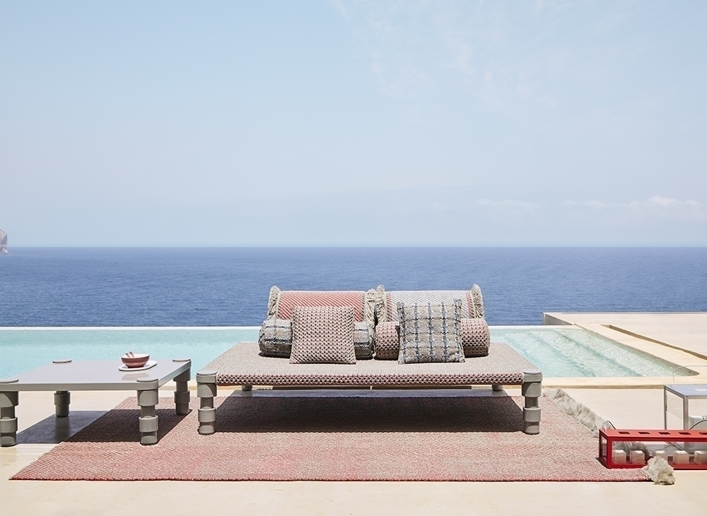 100055 Ковер GL Diagonal almond-red 200x300 см GAN Garden Layers - Вид №1