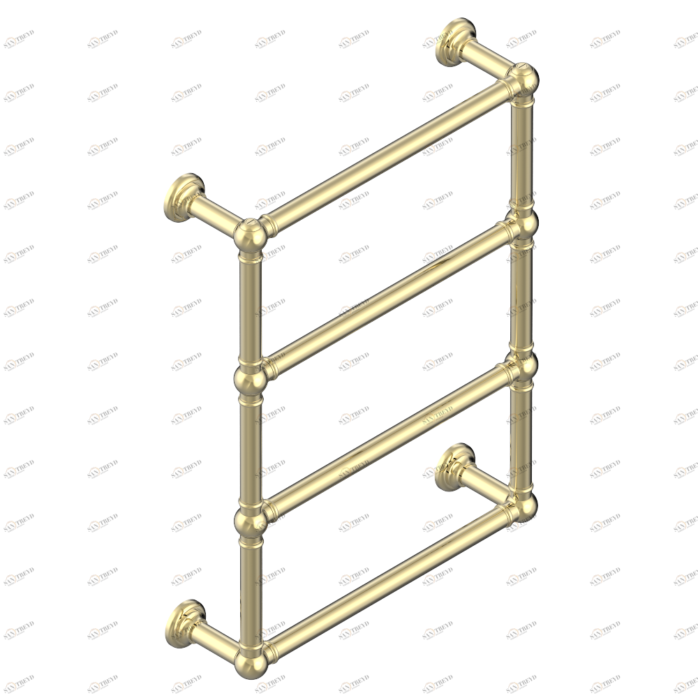 B6A-TWT4E Полотенцесушитель Традиционный, 4 перекладины, 625 мм x 825 мм, электрический Thg-paris Sèche-serviettes Traditionnel Светлое золото B6A-TWT4E CAT.F