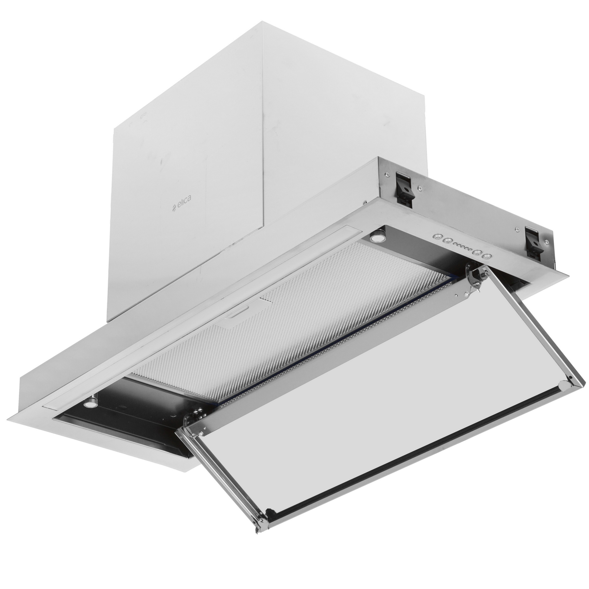 1223415 Вытяжка полновстраиваемая Elica HIDDEN 2.0 IX/A/90 серебристый/серебристый STDN-0015690 - Вид №2