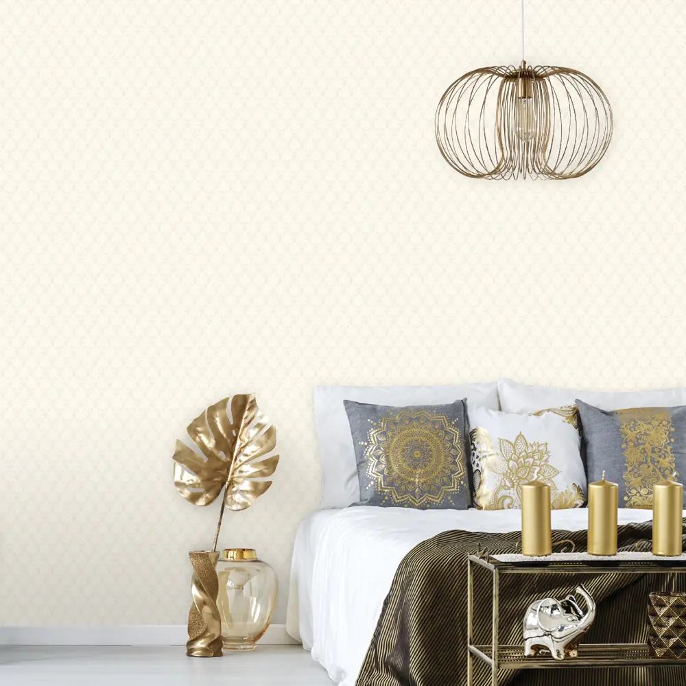 Обои флизелиновые Euro Decor Франсуаза белые 1.06 м 7024-00 82377759 STLM-2169502 - Вид №2