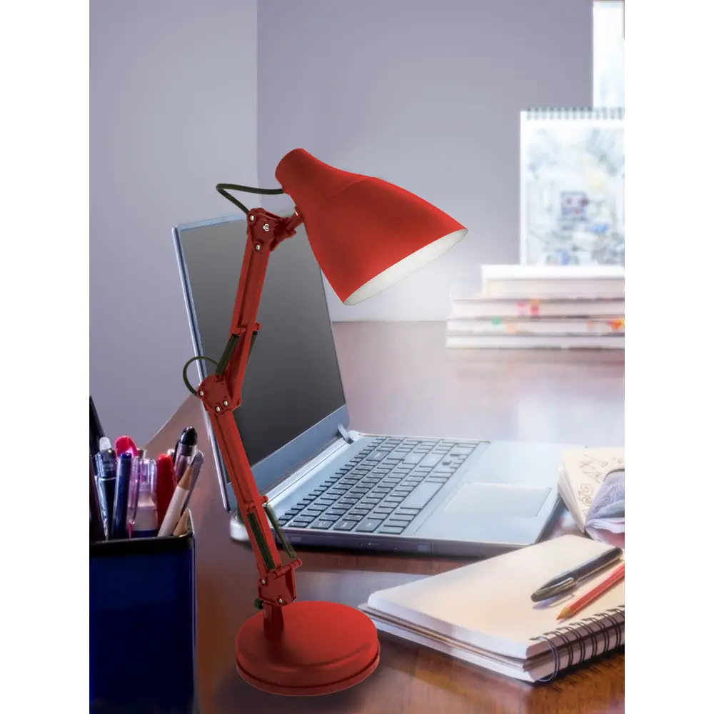 Рабочая лампа настольная KD-331, цвет красный CAMELION STLM-2072926 - Вид №8