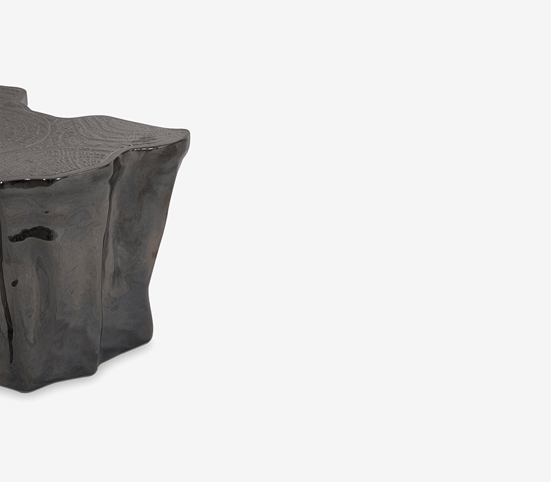 0-126 Eden керамический черный журнальный столик Boca Do Lobo  - Вид №2