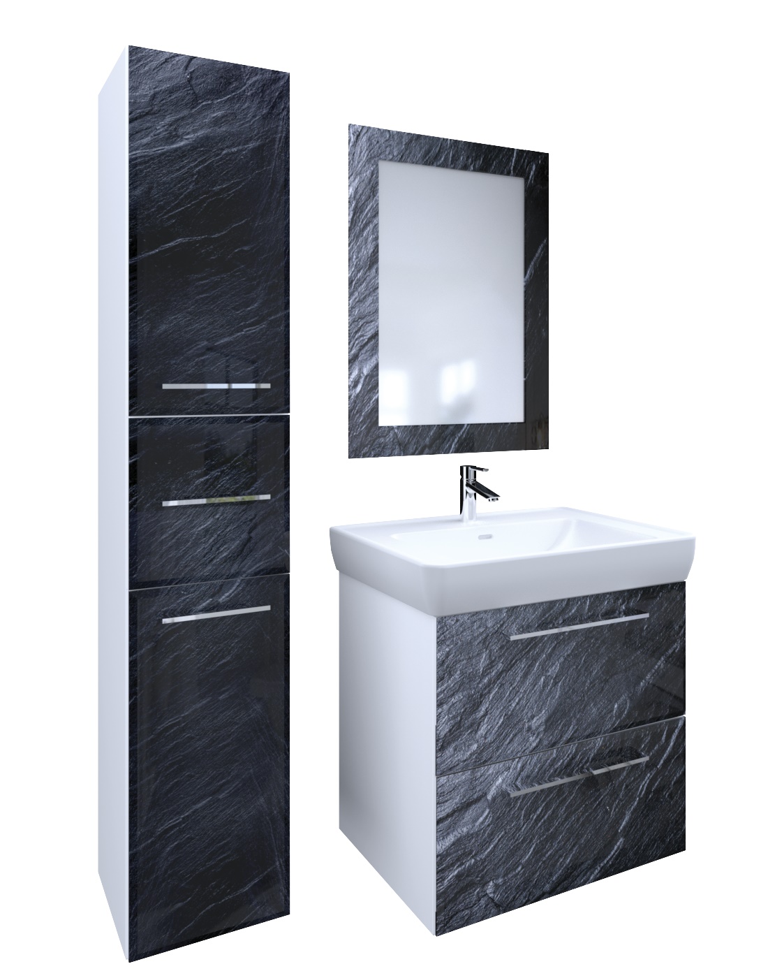 У73180 Пенал Visbaden 30П 2д. 1в.я. Black stone L 1 Marka Visbaden 