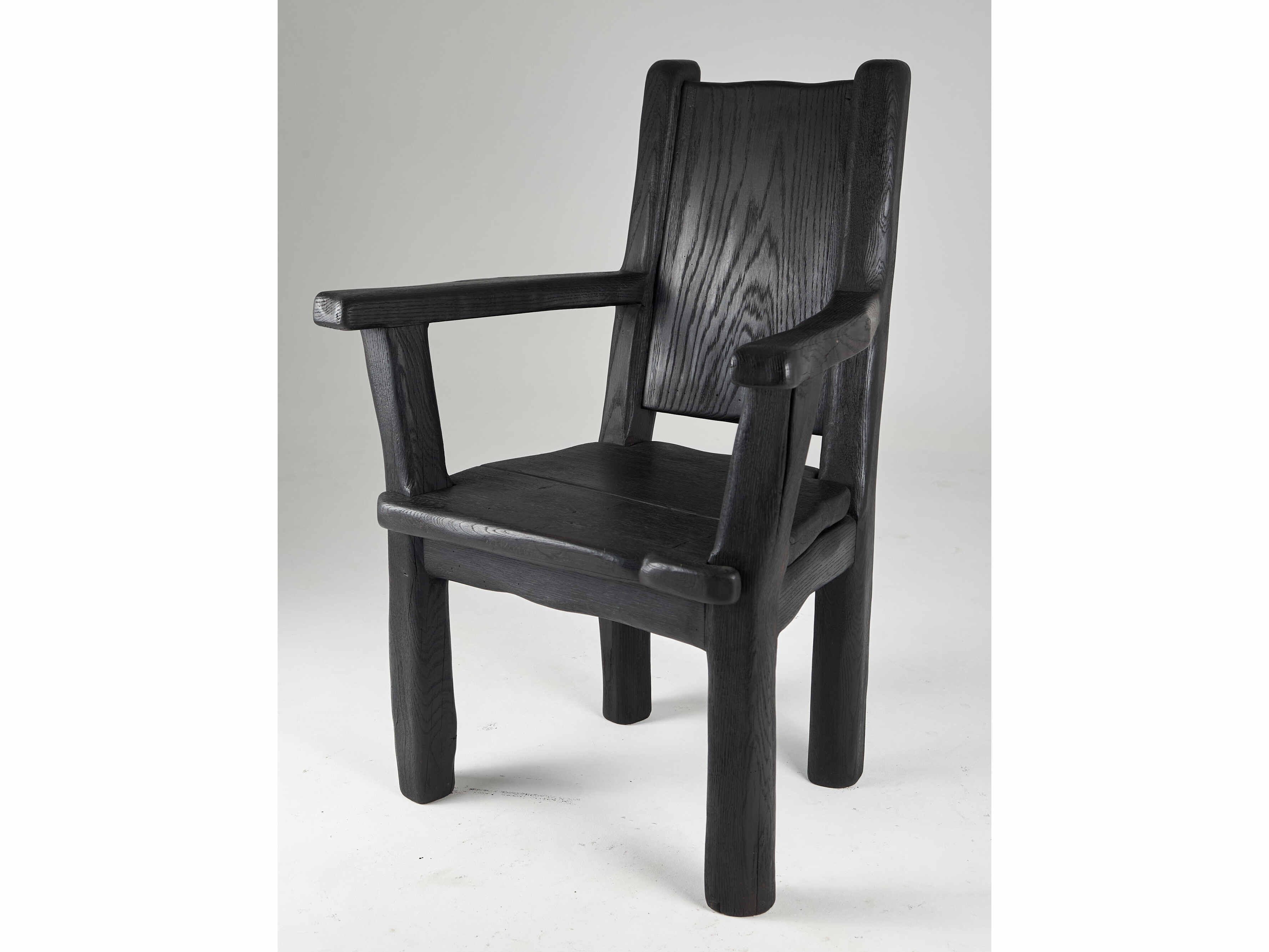 Дубовый стул с подлокотниками Logniture Leszy ARCH-00126037