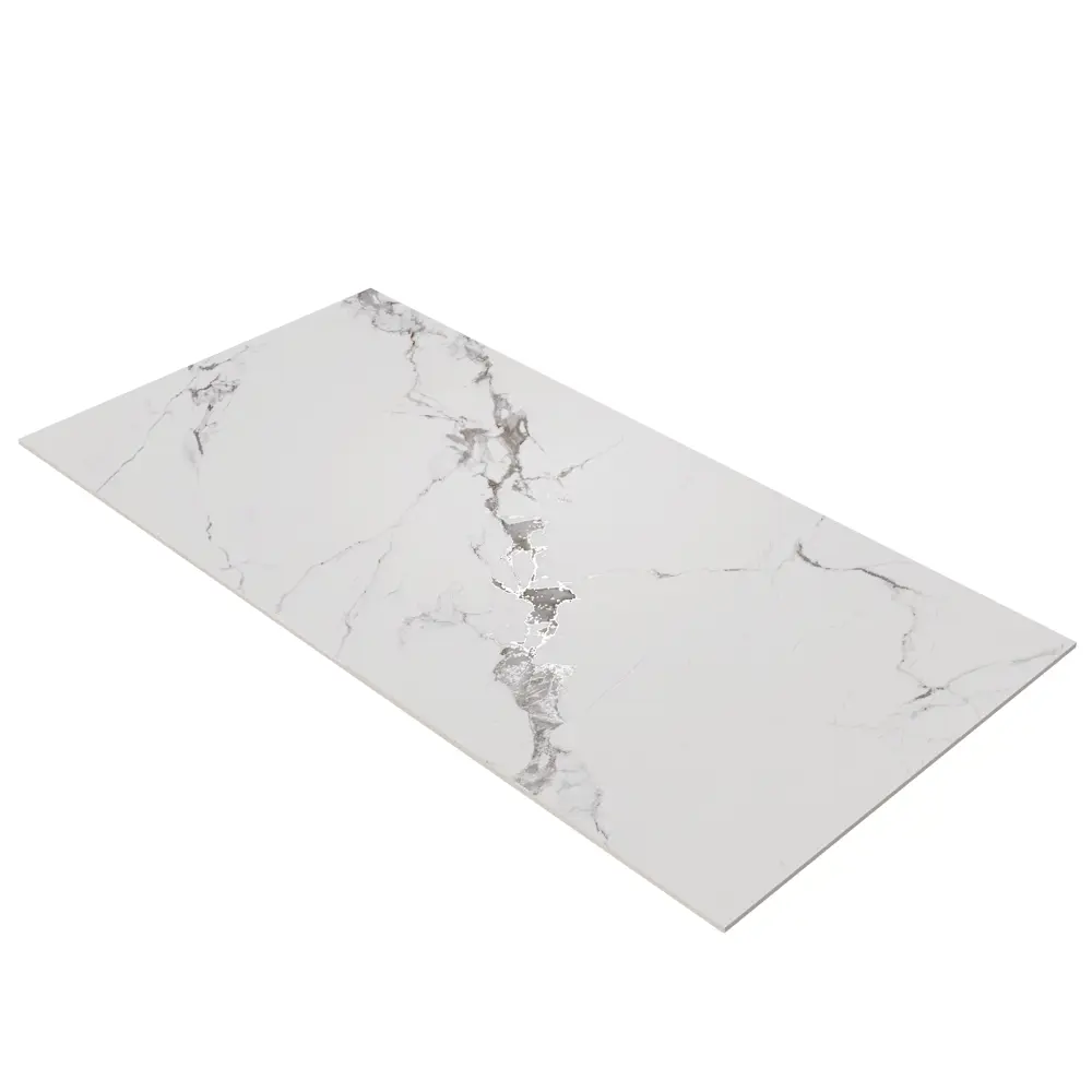 Глазурованный керамогранит Galaxy Statuario 80x160 см 2.56 м² матовый цвет белый Santreyd CARVING STLM-2061391 - Вид №3