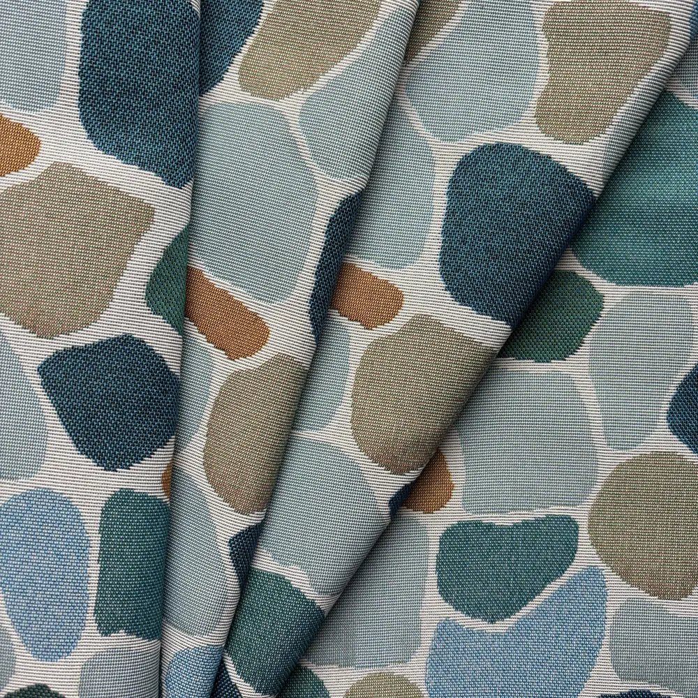 Ткань 1 м/п Морские камушки гобелен 150 см цвет голубой Santreyd STLM-2132537