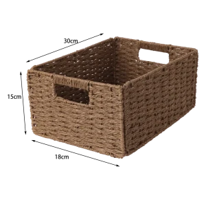 Корзина Konsensa 18x15x30 см бумага цвет коричневый 89439455 STLM-2151547
