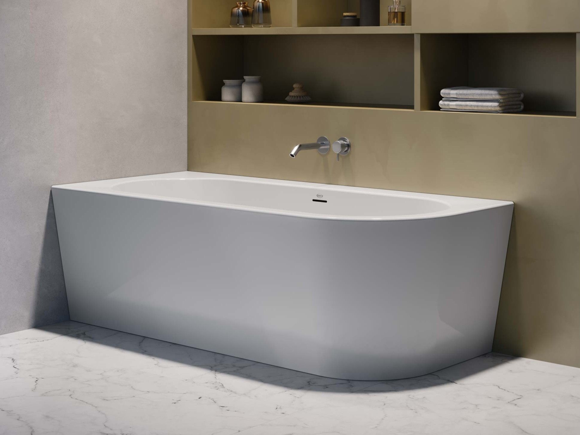 Акриловая овальная угловая ванна Jacuzzi® гостиная ARCH-00094883 - Вид №4