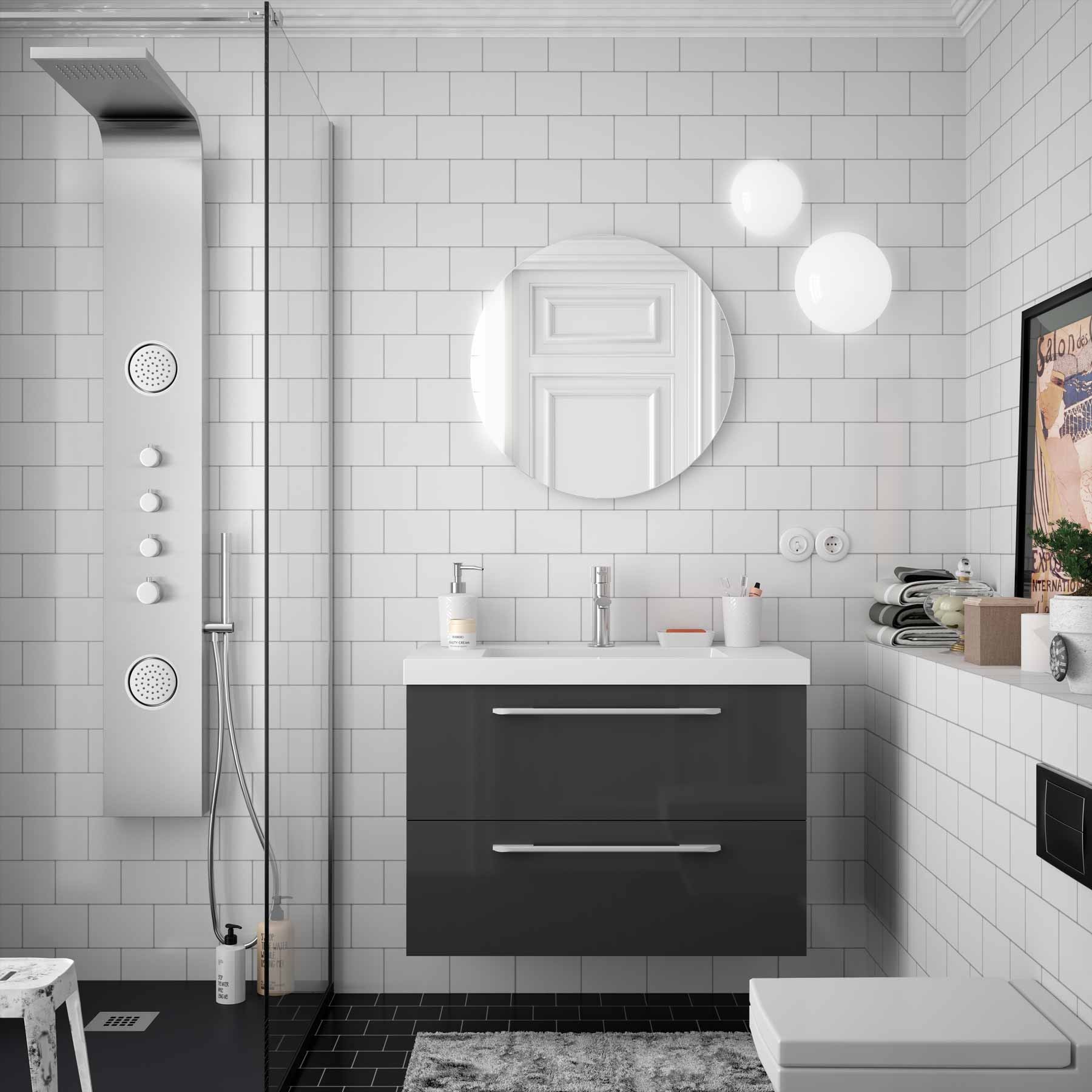 20750 SALGAR Раковина TOSCANA 805 WHITE MINERAL LOAD 805 x 50 x 460 мм - Вид №2