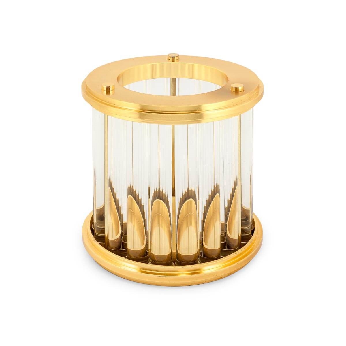 300180-01 ABHIKA СВЕЧА. ДОБ БАРТ GOLD 