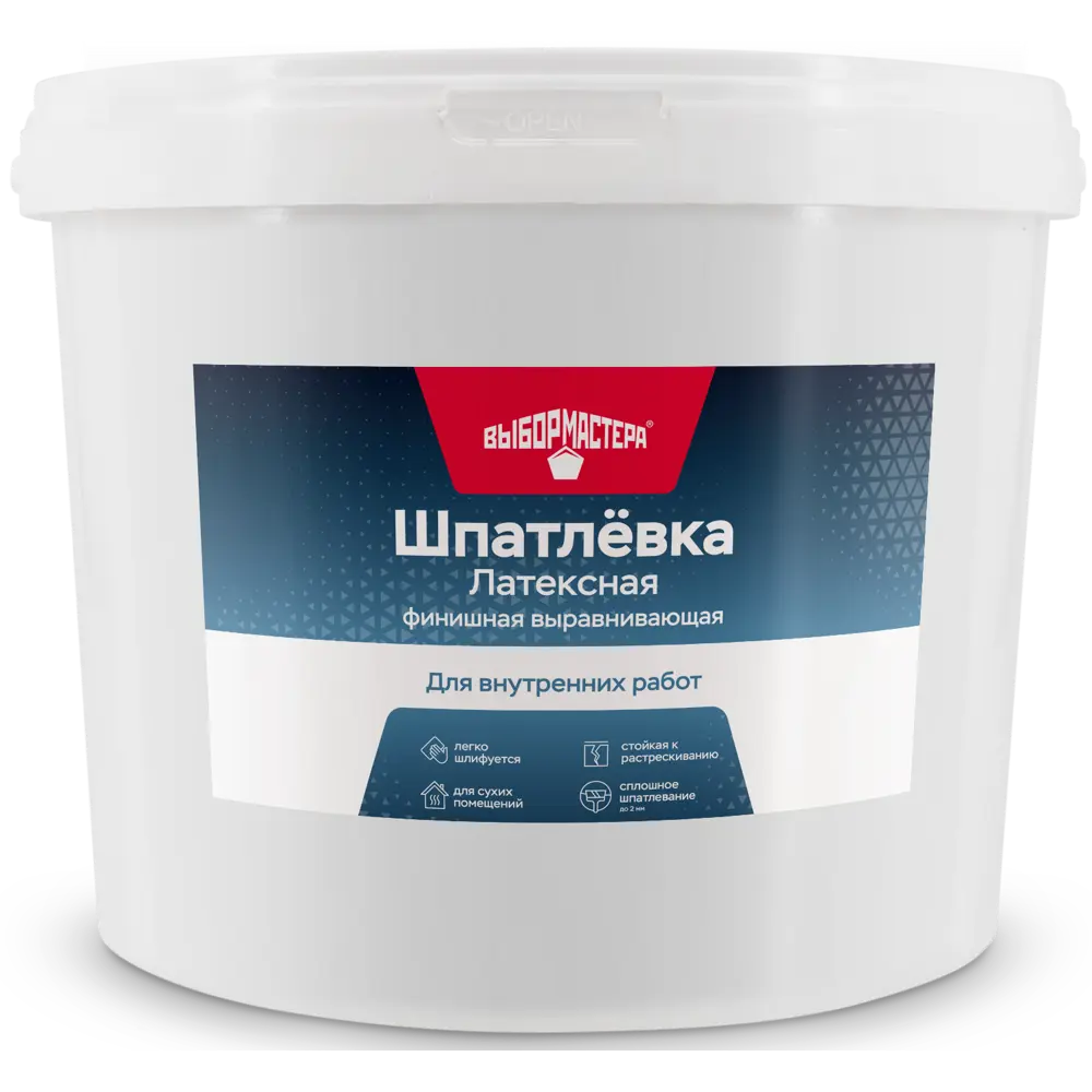 Шпаклевка латексная финишная Выбор мастера 9 кг 89408992 STLM-2134148 