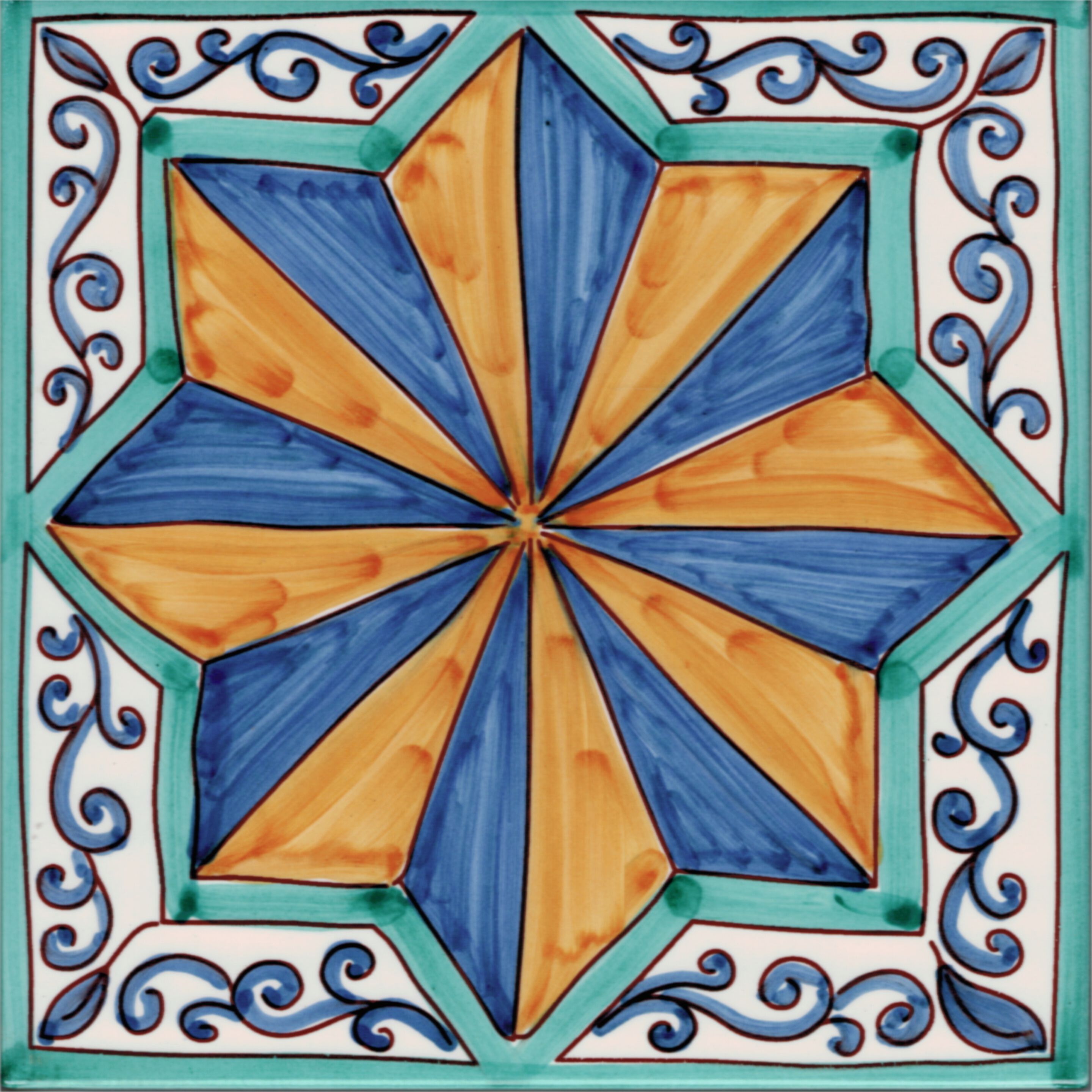 Пол / покрытие ручной работы La Riggiola мавританский ARCH-00039176 - Вид №4