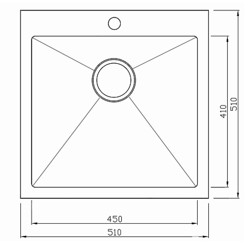 Кухонные мойки Eco Marino SMB-5151S.A SEAMAN  - Вид №2
