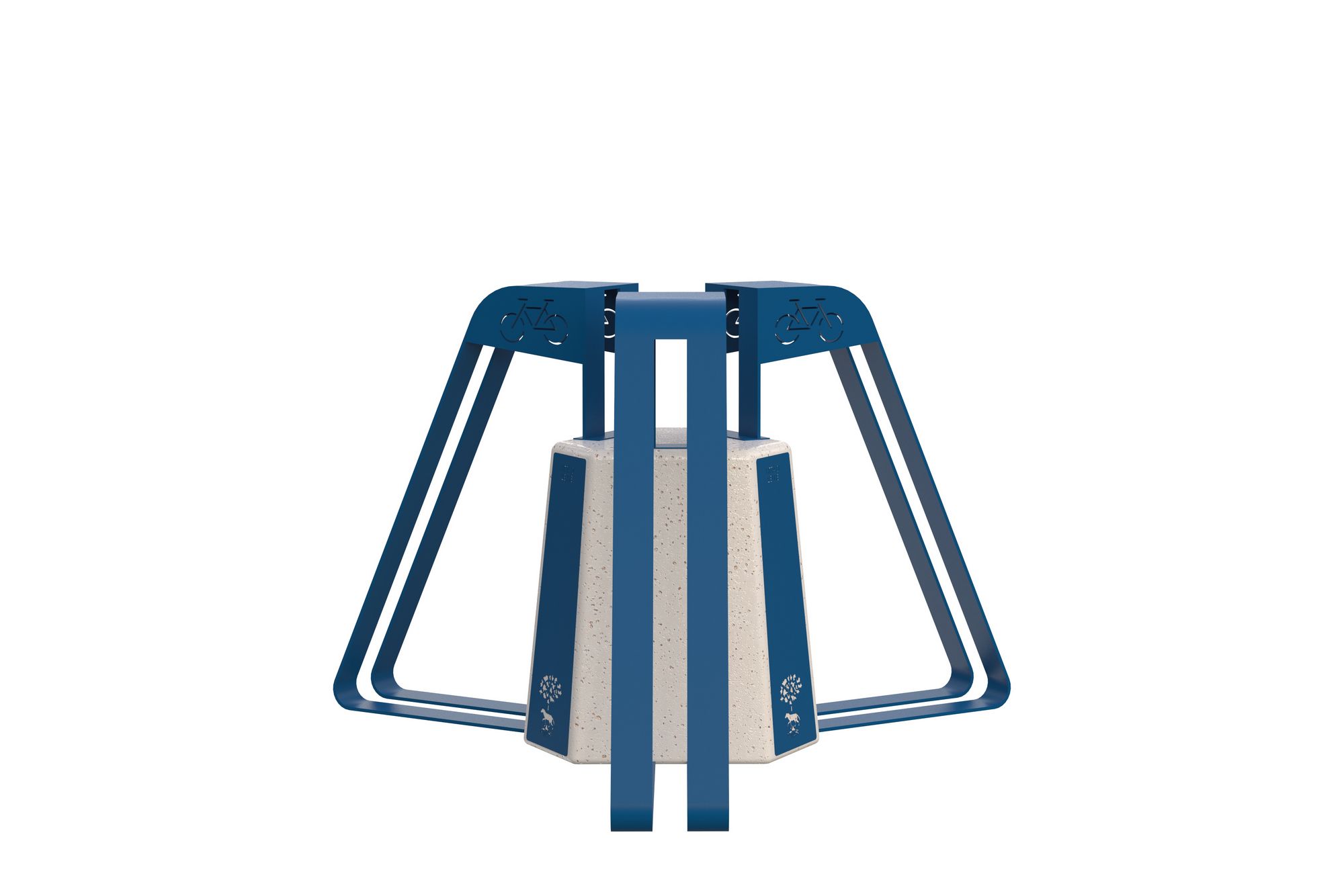 Металлические и бетонные велосипедные стойки Lazzari Castle ARCH-00144847 - Вид №1