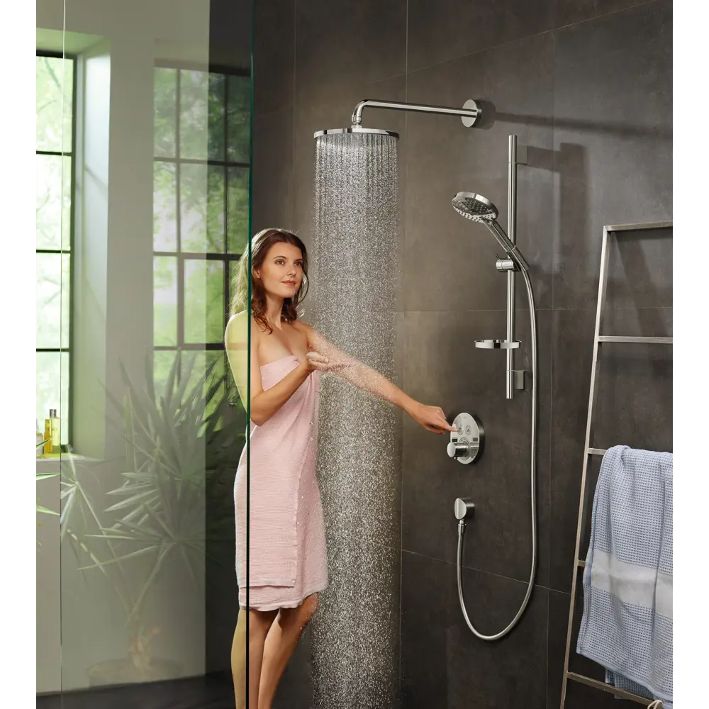 Лейка для душа Raindance PowderRain120 3 режима цвет хром 82376395 STLM-2191553 Hansgrohe - Вид №15