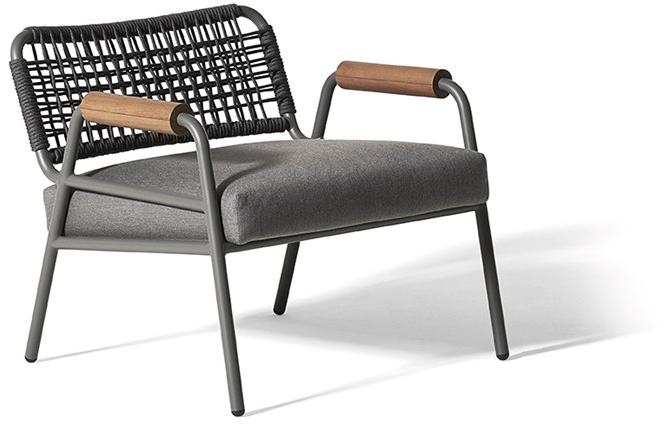 Meridiani Мягкое садовое кресло с подлокотниками Zoe wood open air sun-id-1507749 - Вид №10