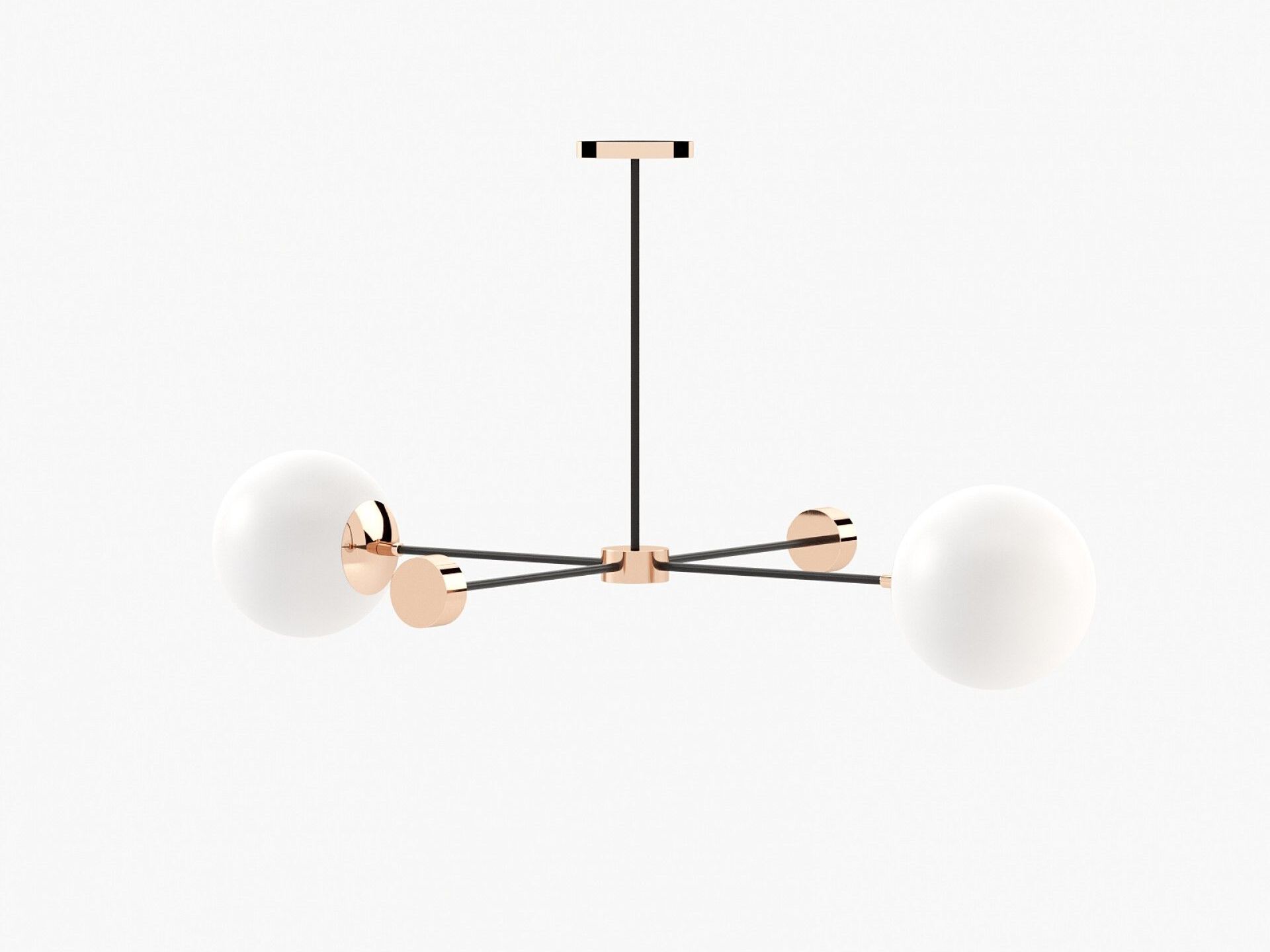 Подвесной светильник из нержавеющей стали и стекла Laskasas JANIS ARCH-00137299 - Вид №1