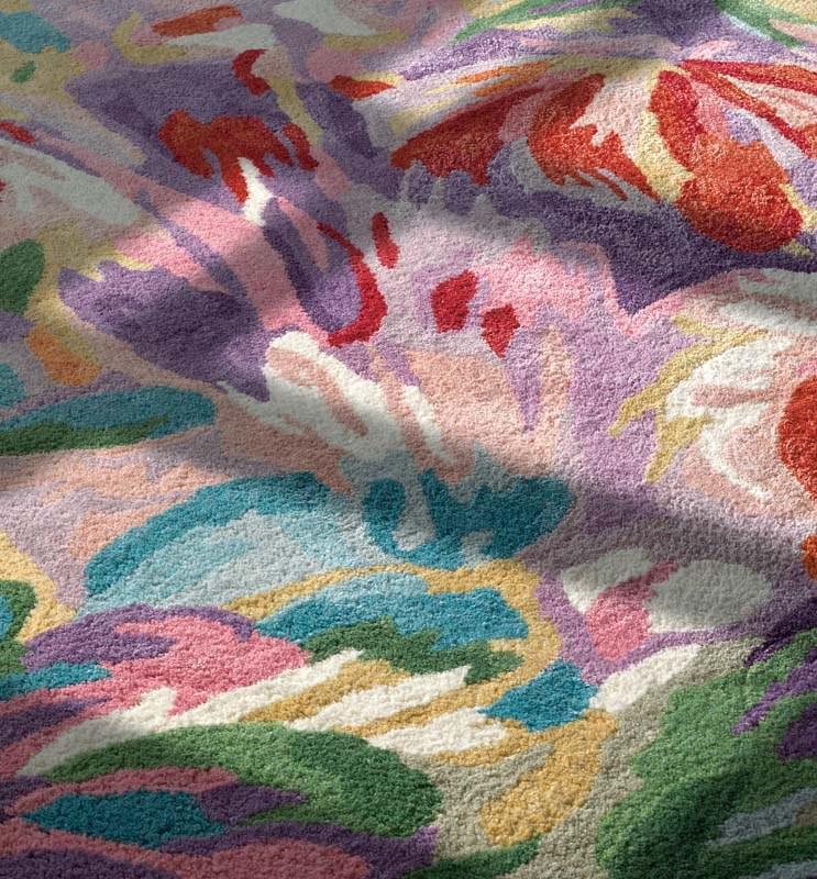 MissoniHome Круглый коврик ручной работы из шерсти и вискозы Daydream sun-id-1472519 - Вид №1